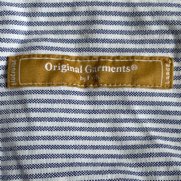 FrizmWORKS OG Stripe Oversized Shirt - Size L - Picture 6 of 8